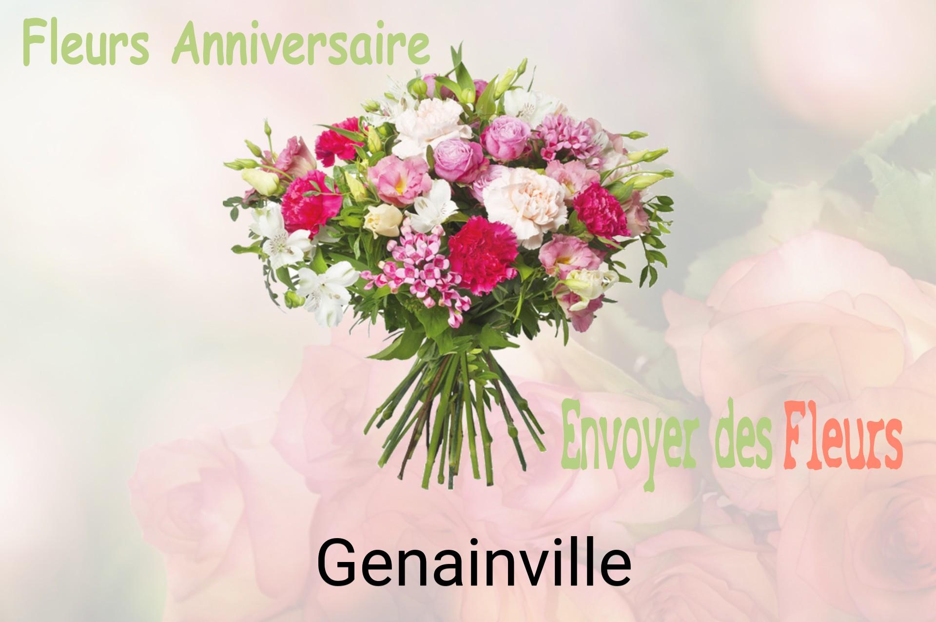 Bouquet de fleurs d’anniversaire livré à Genainville