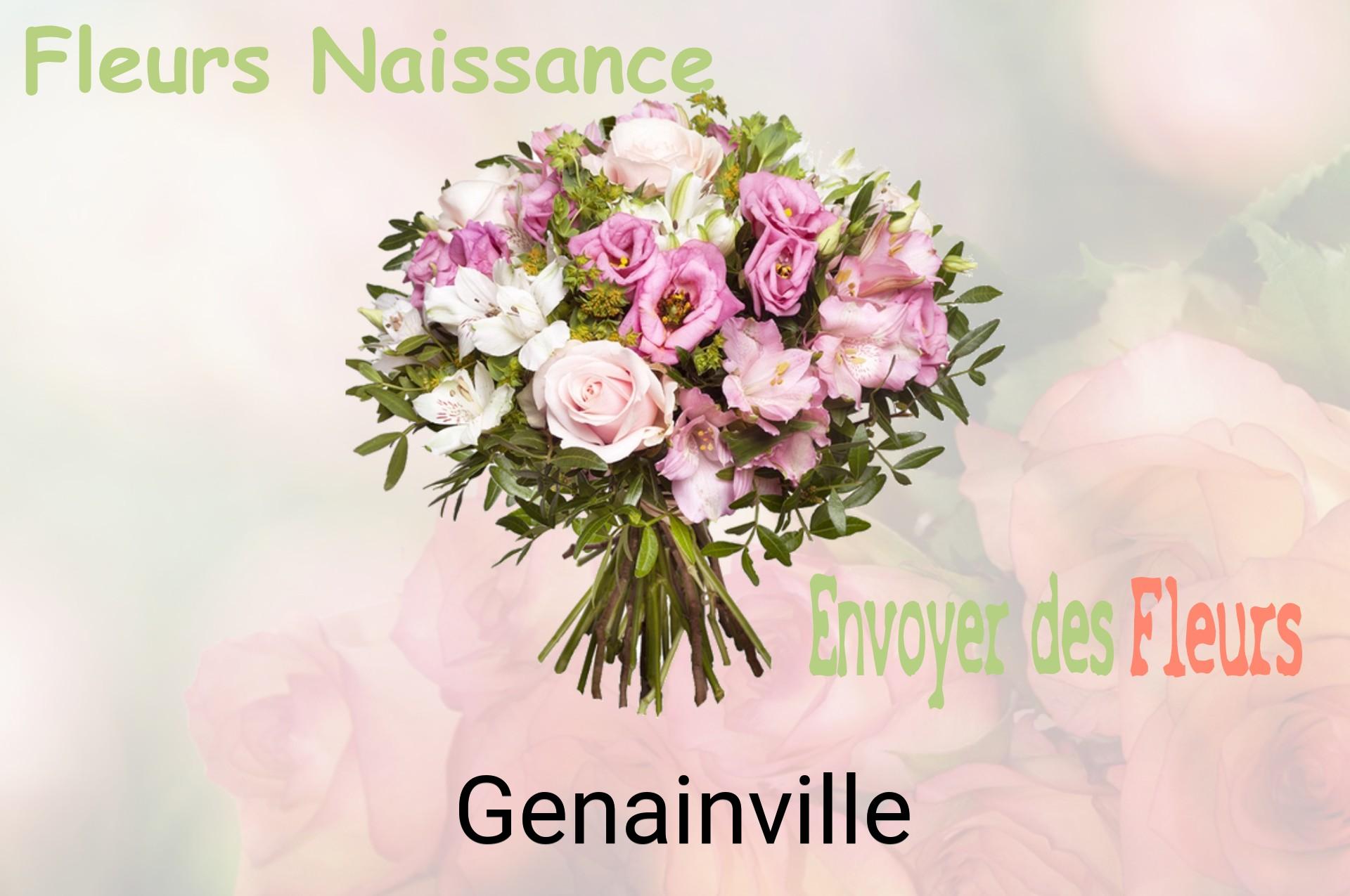 Bouquet de fleurs de naissance livré à Genainville